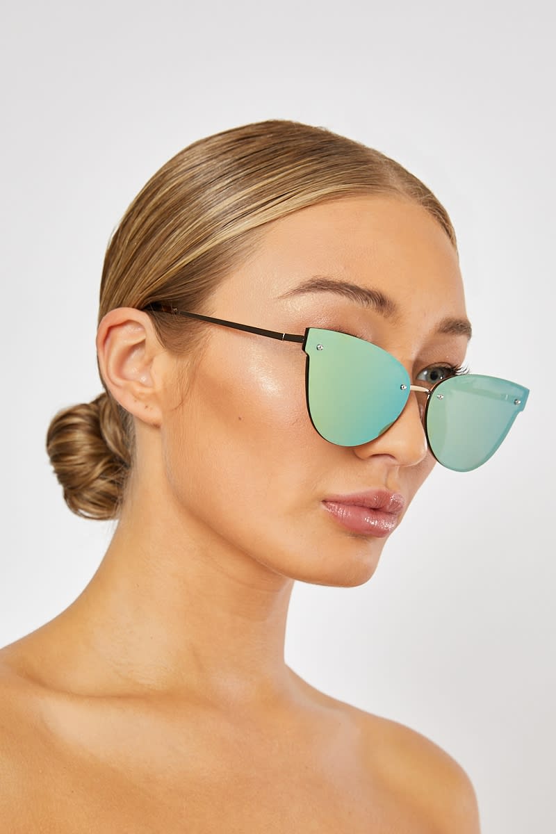 Jimmy Choo Alexis Rose Gold Mirror Sunglasses – Designer Daydream