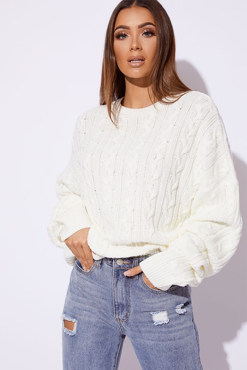 Oversized White Sweater Store, SAVE 33% -